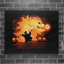 Load image into Gallery viewer, Daily_Deal_Shirts Posters / 4"x6" / Black Super Dragon Evolution