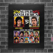 Load image into Gallery viewer, Shirts Posters / 4&quot;x6&quot; / Black Super Sandler Bros
