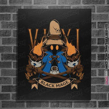 Load image into Gallery viewer, Shirts Posters / 4"x6" / Black Vivi Black Mage