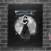 Load image into Gallery viewer, Daily_Deal_Shirts Posters / 4"x6" / Black Wednesday Night Fever