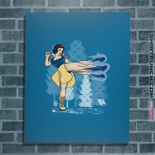Load image into Gallery viewer, Shirts Posters / 4"x6" / Sapphire Chun White