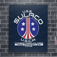 Load image into Gallery viewer, Daily_Deal_Shirts Posters / 4&quot;x6&quot; / Navy USS Sulaco
