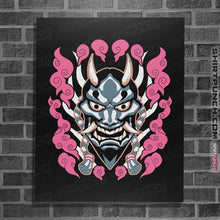 Load image into Gallery viewer, Shirts Posters / 4"x6" / Black Hannya Mask