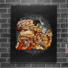 Load image into Gallery viewer, Secret_Shirts Posters / 4"x6" / Black Punch Of The Titan