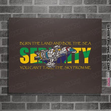 Load image into Gallery viewer, Secret_Shirts Posters / 4"x6" / Dark Chocolate Serenity Flag
