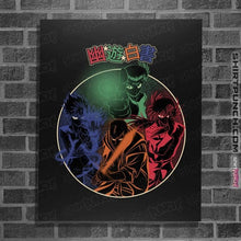 Load image into Gallery viewer, Daily_Deal_Shirts Posters / 4"x6" / Black Spirit Fighters