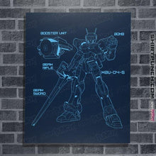 Load image into Gallery viewer, Shirts Posters / 4"x6" / Navy Virtual On: Cyber Troopers