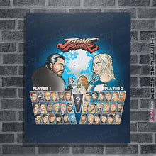 Load image into Gallery viewer, Shirts Posters / 4"x6" / Navy Throne Fighter