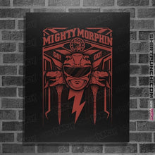 Load image into Gallery viewer, Shirts Posters / 4"x6" / Black The Red Ranger