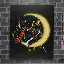Load image into Gallery viewer, Shirts Posters / 4"x6" / Black Moon Power
