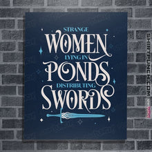 Load image into Gallery viewer, Daily_Deal_Shirts Posters / 4&quot;x6&quot; / Navy Strange Women
