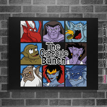 Load image into Gallery viewer, Shirts Posters / 4"x6" / Black The Gargoyles Bunch