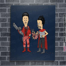 Load image into Gallery viewer, Daily_Deal_Shirts Posters / 4"x6" / Navy Cyberpunk Is Cool