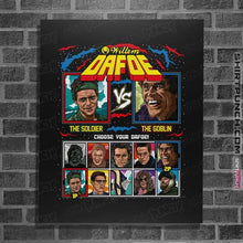 Load image into Gallery viewer, Secret_Shirts Posters / 4"x6" / Black Dafoe Arcade