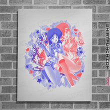 Load image into Gallery viewer, Shirts Posters / 4"x6" / White Dirty Pair