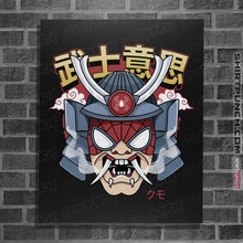 Load image into Gallery viewer, Shirts Posters / 4"x6" / Black Arachno Samurai