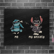 Load image into Gallery viewer, Shirts Posters / 4"x6" / Black Anxiety