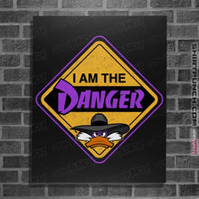 Load image into Gallery viewer, Secret_Shirts Posters / 4&quot;x6&quot; / Black Danger Warning!
