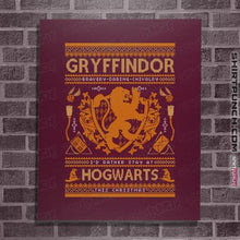 Load image into Gallery viewer, Shirts Posters / 4"x6" / Maroon GRYFFINDOR Sweater