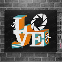 Load image into Gallery viewer, Shirts Posters / 4"x6" / Black Love Portal