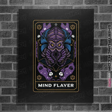 Load image into Gallery viewer, Shirts Posters / 4"x6" / Black Mind Flayer Tarot