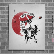 Load image into Gallery viewer, Shirts Posters / 4"x6" / White Red Sun Princess