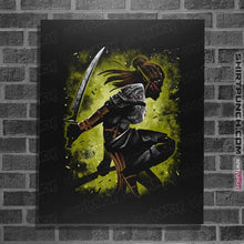 Load image into Gallery viewer, Daily_Deal_Shirts Posters / 4"x6" / Black The Githyanki Warrior