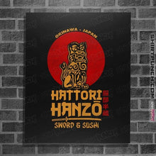 Load image into Gallery viewer, Shirts Posters / 4&quot;x6&quot; / Black Hattori Hanzo

