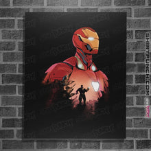 Load image into Gallery viewer, Shirts Posters / 4"x6" / Black I R O N M A N