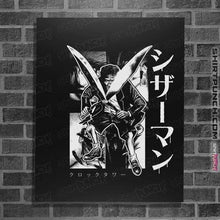 Load image into Gallery viewer, Daily_Deal_Shirts Posters / 4"x6" / Black Scissorman Is Here