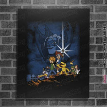 Load image into Gallery viewer, Shirts Posters / 4"x6" / Black Digi Wars
