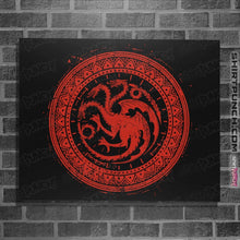 Load image into Gallery viewer, Shirts Posters / 4"x6" / Black Seal Of Dragons