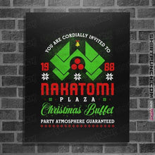 Load image into Gallery viewer, Daily_Deal_Shirts Posters / 4"x6" / Black Plaza Invite