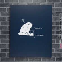 Load image into Gallery viewer, Shirts Posters / 4"x6" / Navy Glass Graphic