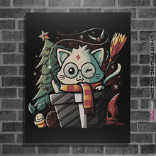 Load image into Gallery viewer, Shirts Posters / 4"x6" / Black Meowgical Gift