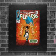 Load image into Gallery viewer, Shirts Posters / 4"x6" / Black The Amazing Fusion