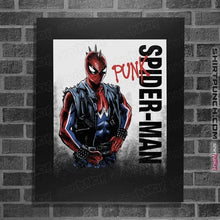 Load image into Gallery viewer, Daily_Deal_Shirts Posters / 4"x6" / Black Punk