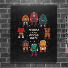 Load image into Gallery viewer, Shirts Posters / 4"x6" / Black Choose Your Anime Outfit