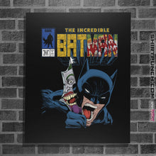 Load image into Gallery viewer, Shirts Posters / 4"x6" / Black The Incredible Bat