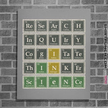 Load image into Gallery viewer, Daily_Deal_Shirts Posters / 4&quot;x6&quot; / Sports Grey Science Wordle
