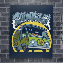 Load image into Gallery viewer, Secret_Shirts Posters / 4"x6" / Navy Zoinkies