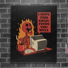 Load image into Gallery viewer, Daily_Deal_Shirts Posters / 4"x6" / Black You Got Mail