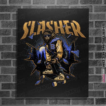 Load image into Gallery viewer, Daily_Deal_Shirts Posters / 4"x6" / Black Wolf Slasher