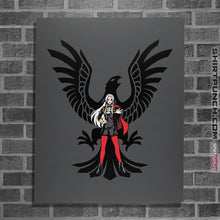 Load image into Gallery viewer, Shirts Posters / 4"x6" / Charcoal Black Eagles House Leader