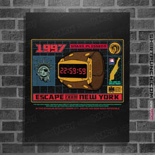 Load image into Gallery viewer, Daily_Deal_Shirts Posters / 4"x6" / Black Escape 1997