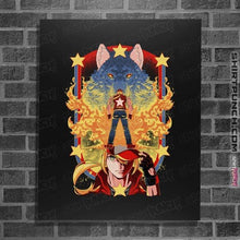 Load image into Gallery viewer, Shirts Posters / 4"x6" / Black Lone Wolf