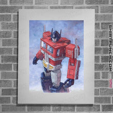 Load image into Gallery viewer, Secret_Shirts Posters / 4"x6" / White Optimus Watercolor