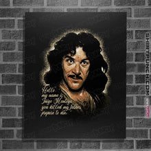 Load image into Gallery viewer, Daily_Deal_Shirts Posters / 4"x6" / Black My Name Is