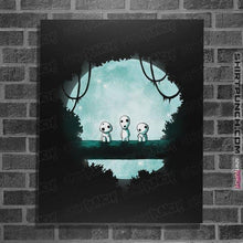 Load image into Gallery viewer, Shirts Posters / 4"x6" / Black Spirit Night