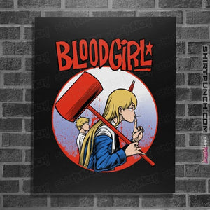 Daily_Deal_Shirts Posters / 4"x6" / Black Blood Girl